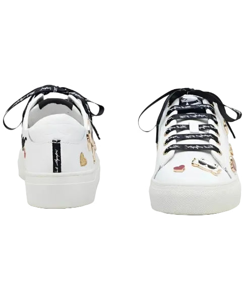 KARL LAGERFELD - CATE PINS LACE UP BRT WHITE