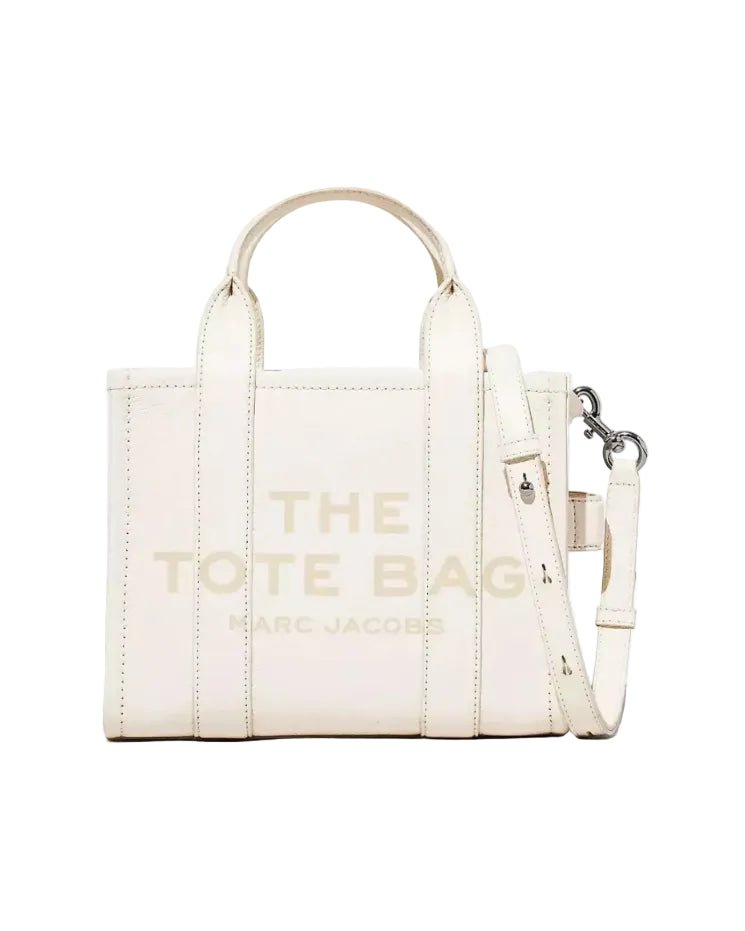 MARC JACOBS - THE TOTE BAG SMALL COTTON SILVER