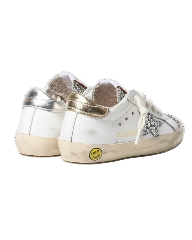 GOLDEN GOOSE - SUPER STAR WHITE/SILVER/GOLD