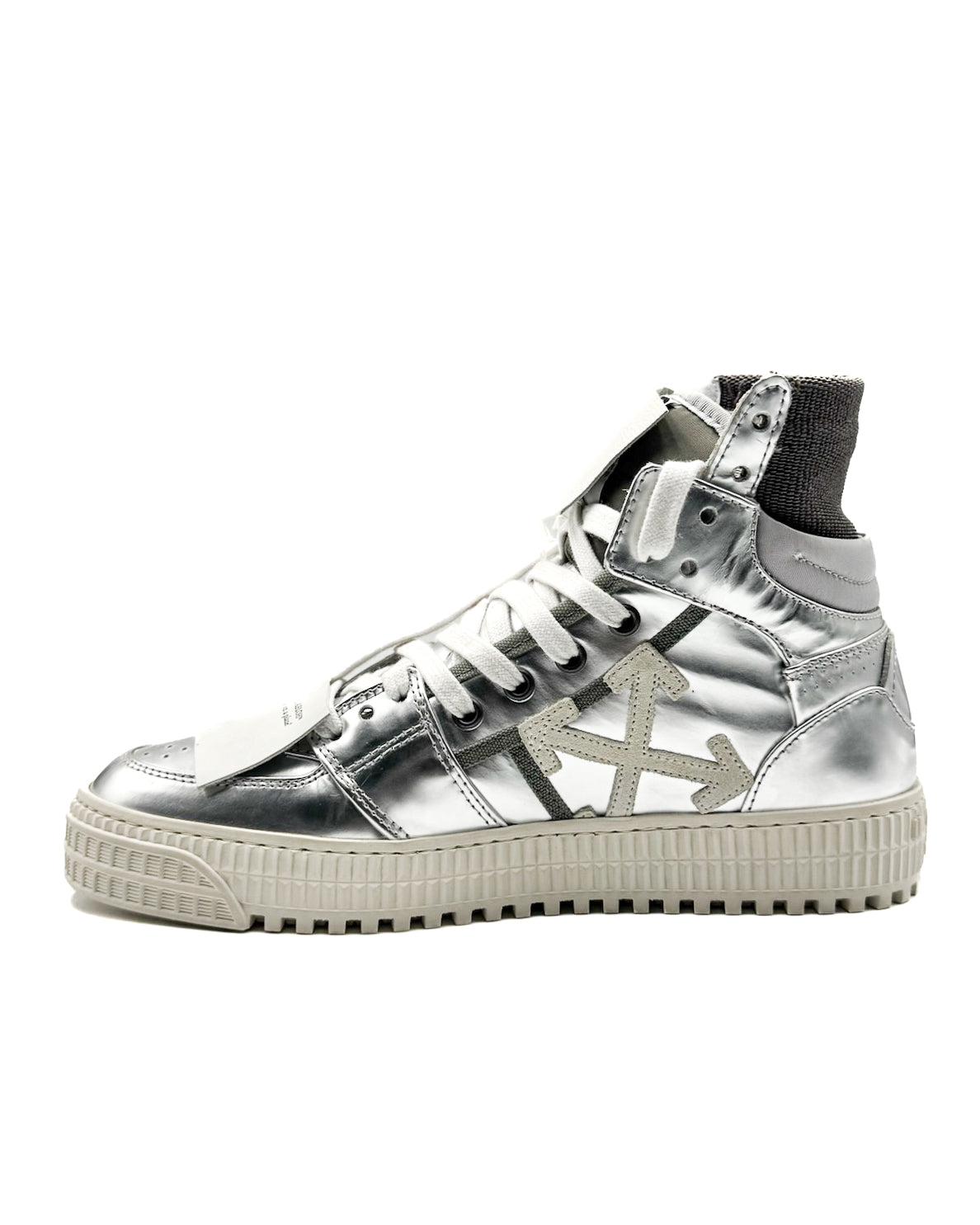 Off White Calzado 3.0 Off Court Full Metallic Silver · Premium Avenue
