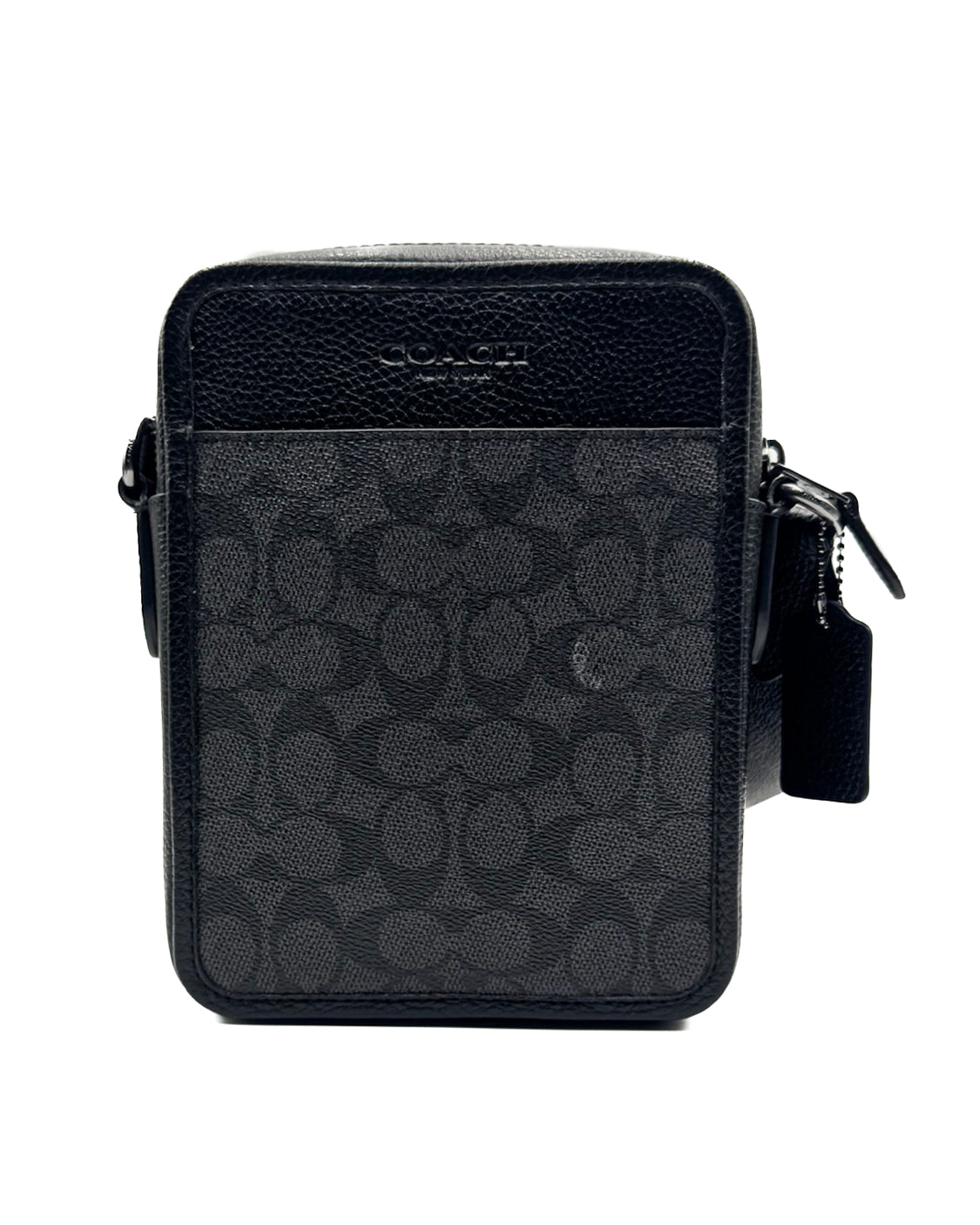 Coach Bolsa Sullivan Xbody Sig Charcoal Black · Premium Avenue