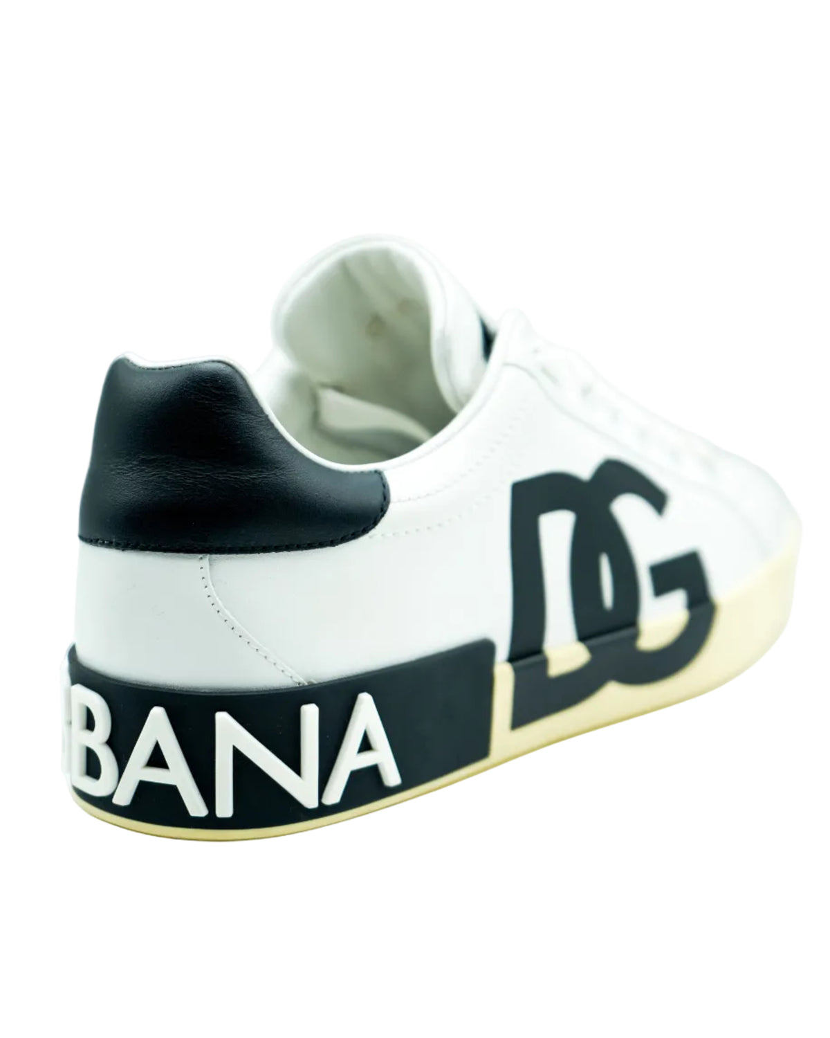 Dolce & Gabbana Calzado Portofino Sneaker Bianco/Nero · Premium Avenue