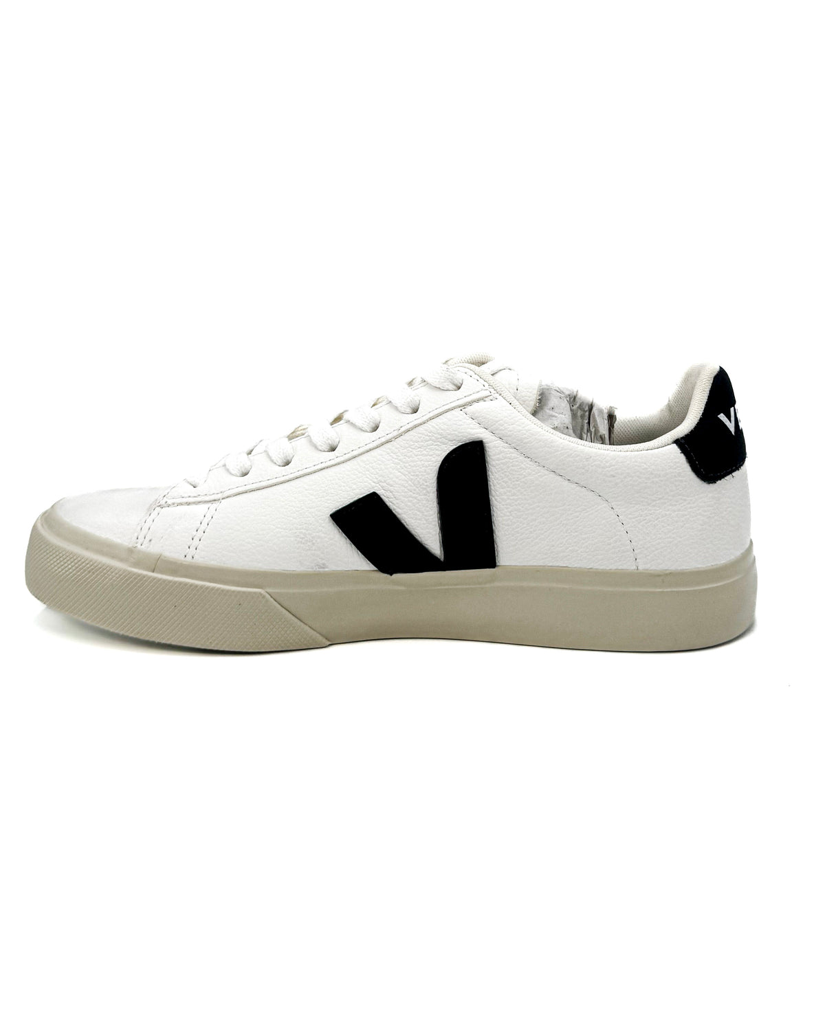 Veja Calzado Campo Leather (women) Extra White Black · Premium Avenue