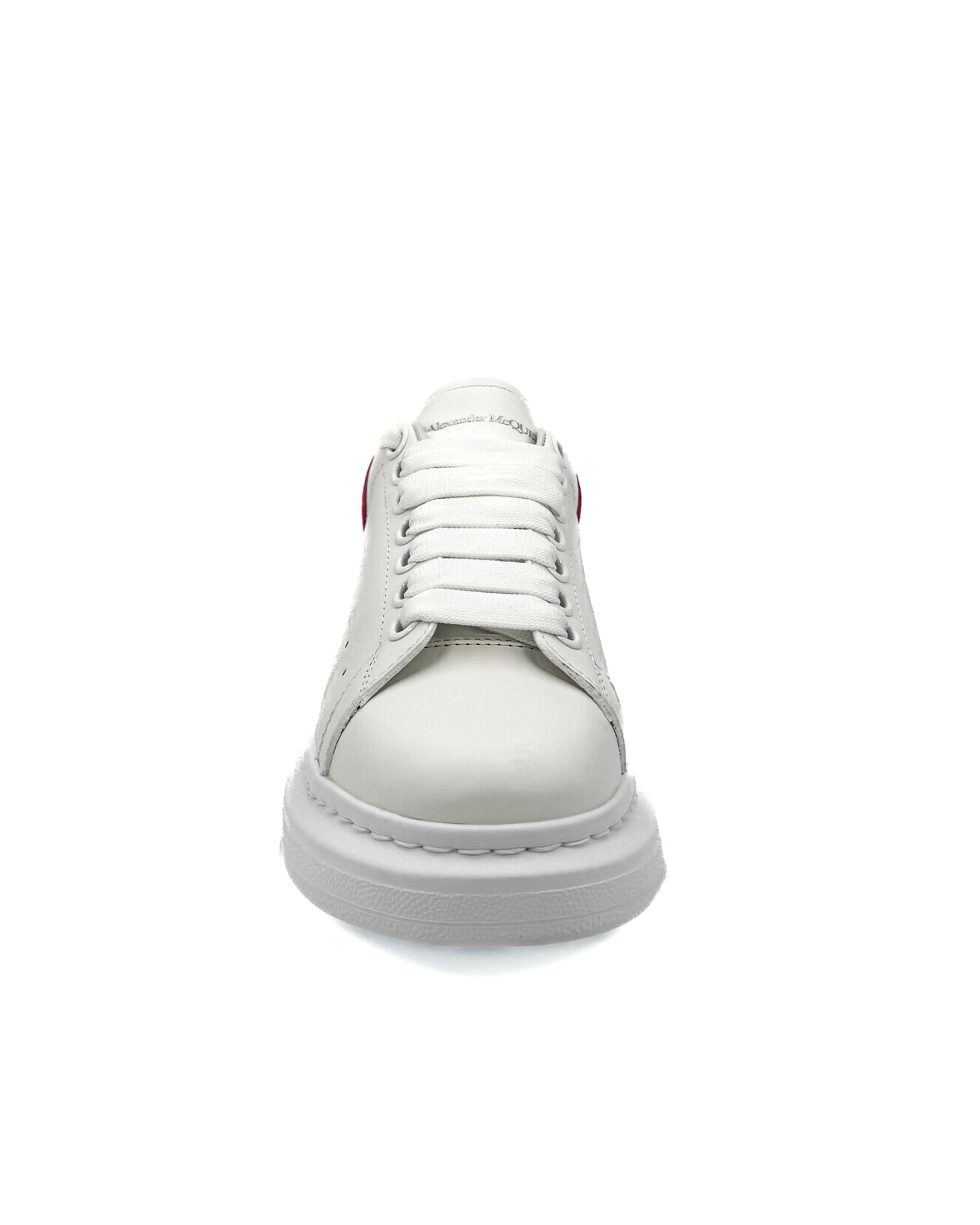 Alexander Mcqueen Calzado Larry/ Daim Velour White/Peony Pink · Premium Avenue