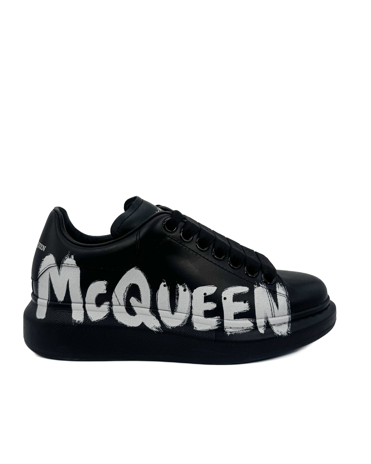 Alexander Mcqueen Calzado Leather Upper And Ru Black/White · Premium Avenue