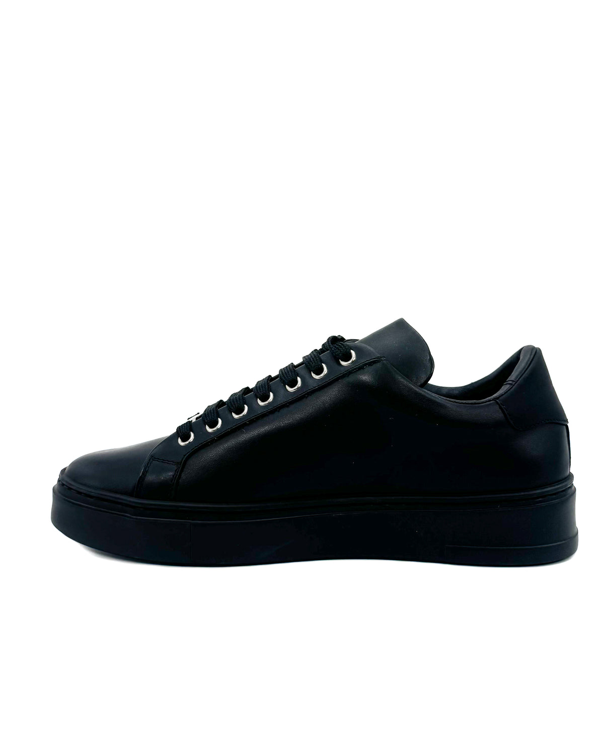 Philipp Plein Calzado Nappa Leather Lo- Top Black/Black · Premium Avenue