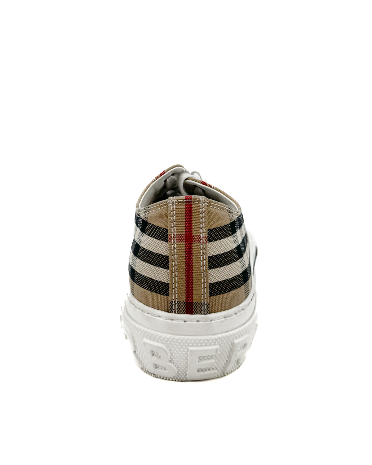 Burberry Calzado Vintage Check Cotton Beige/Blanco · Premium Avenue