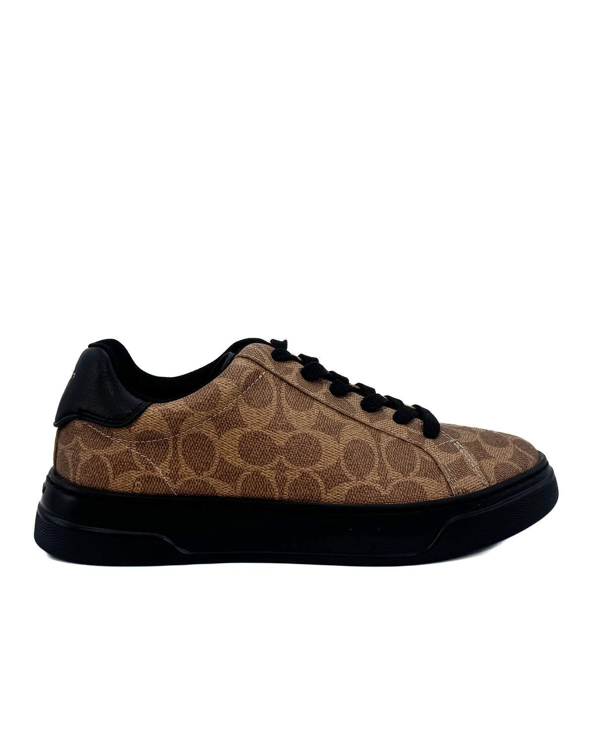 Coach Calzado High Line Signature Sneaker Khaki/Black · Premium Avenue