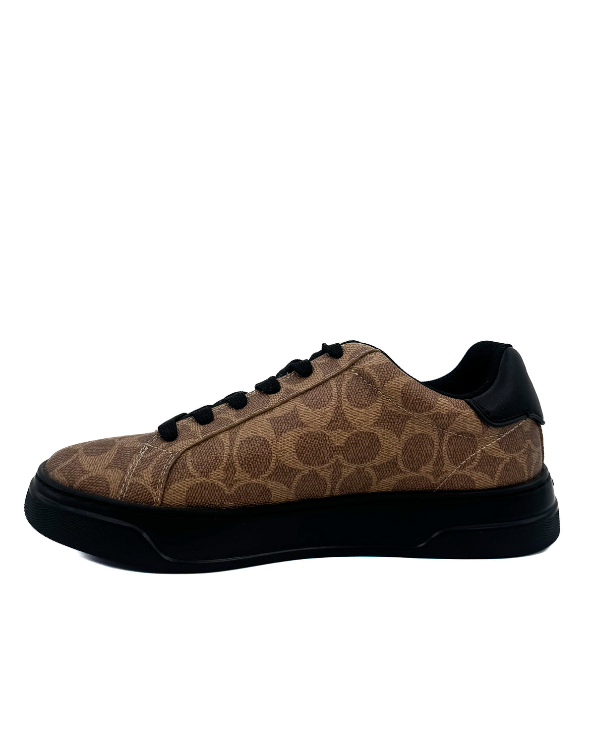 Coach Calzado High Line Signature Sneaker Khaki/Black · Premium Avenue