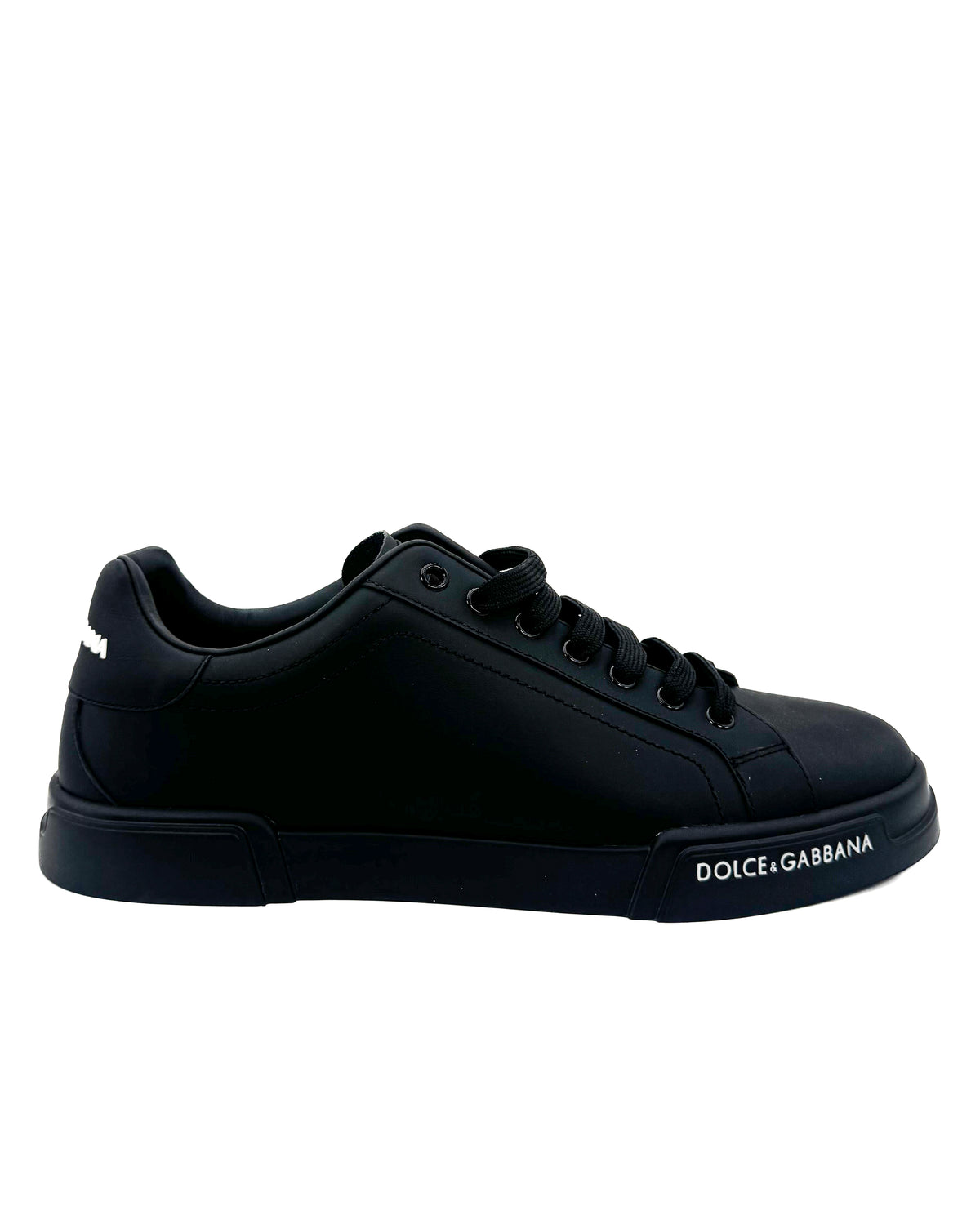 Dolce & Gabbana Calzado Portofino Sneaker Nero/Nero · Premium Avenue