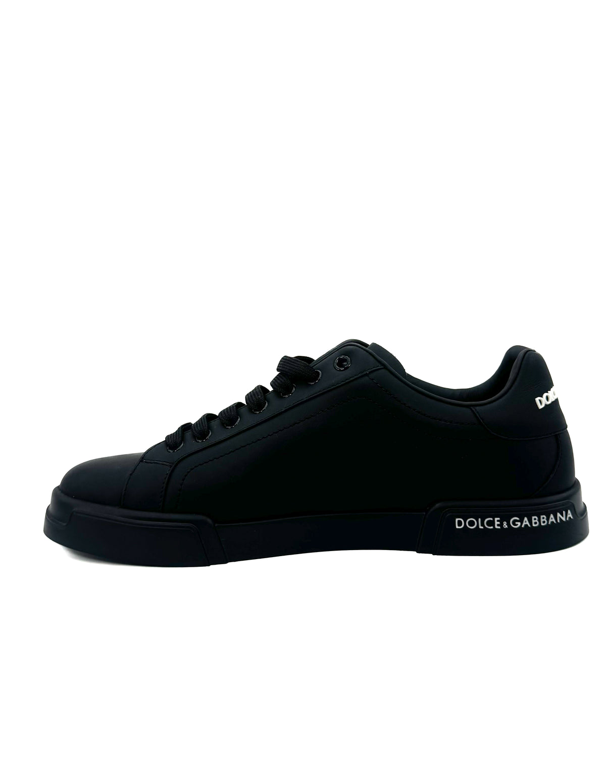 Dolce & Gabbana Calzado Portofino Sneaker Nero/Nero · Premium Avenue