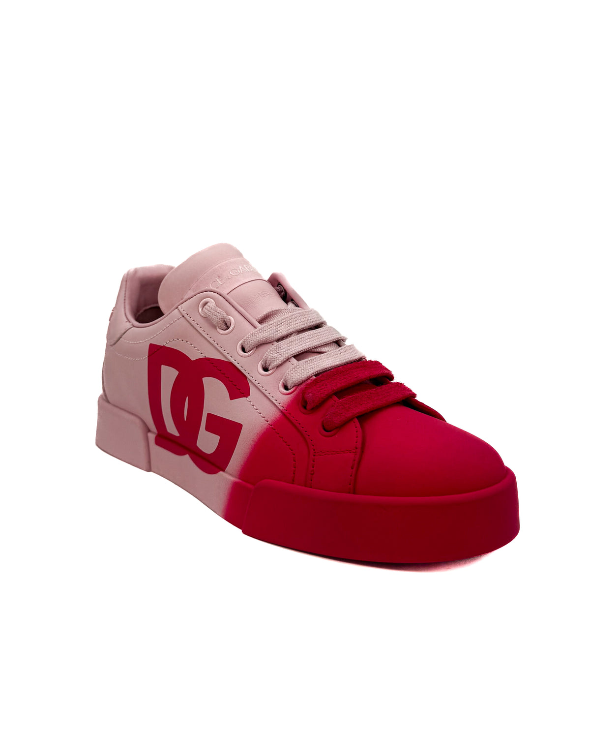 Dolce & Gabbana Calzado Portofino Sneaker Pink/Red · Premium Avenue