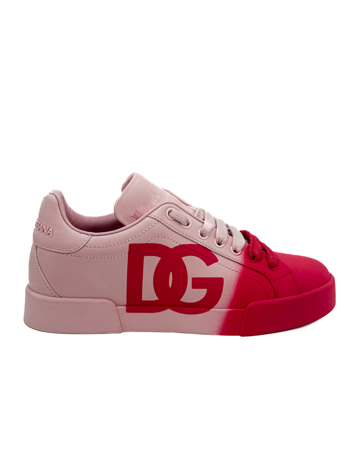 Dolce & Gabbana Calzado Portofino Sneaker Pink/Red · Premium Avenue