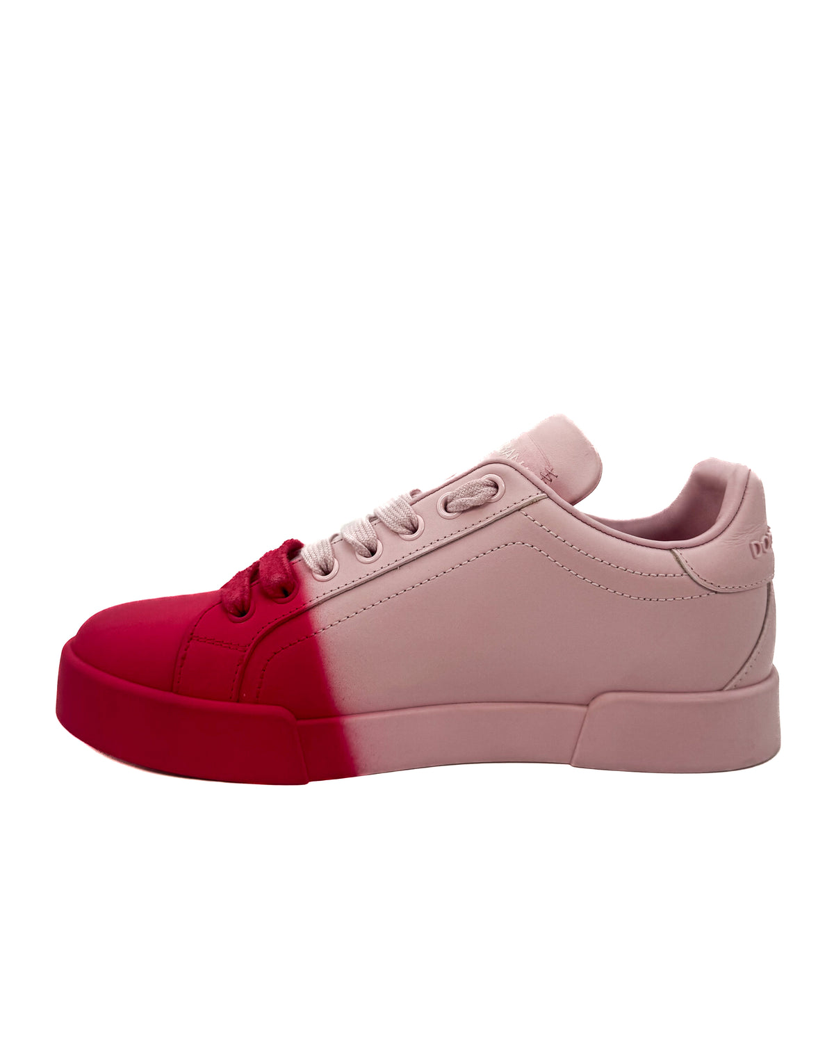 Dolce & Gabbana Calzado Portofino Sneaker Pink/Red · Premium Avenue