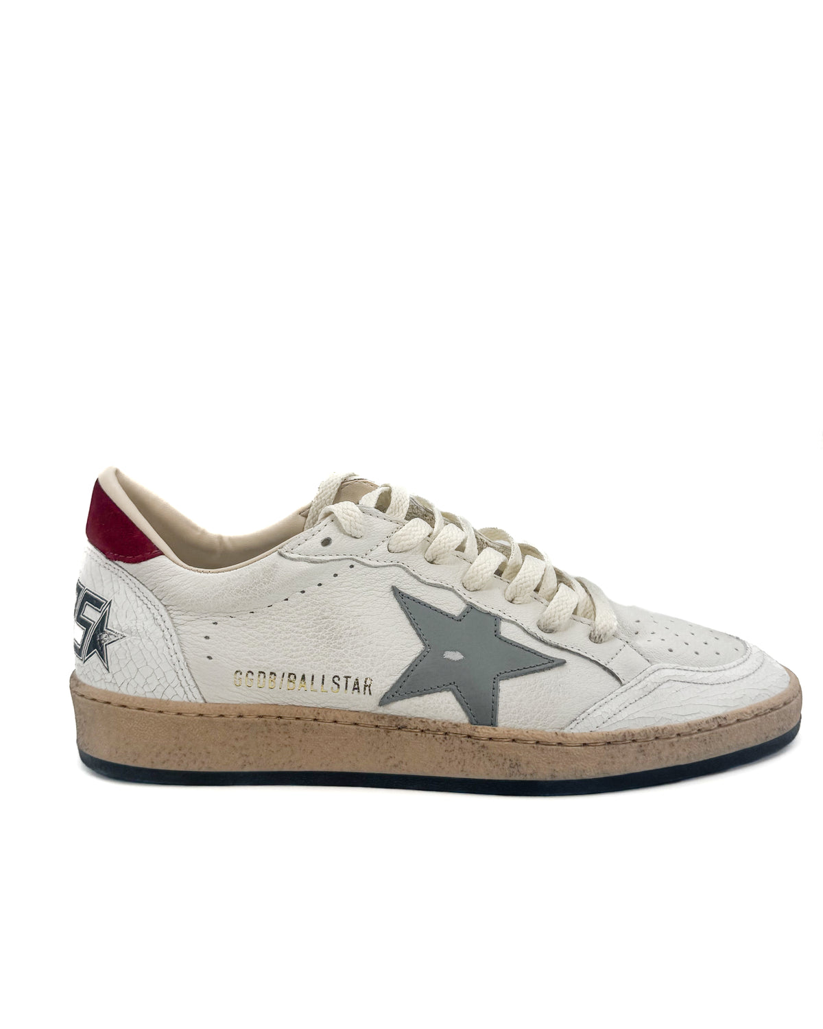 Golden Goose Calzado Ball Star White/Silver Blue/Red · Premium Avenue