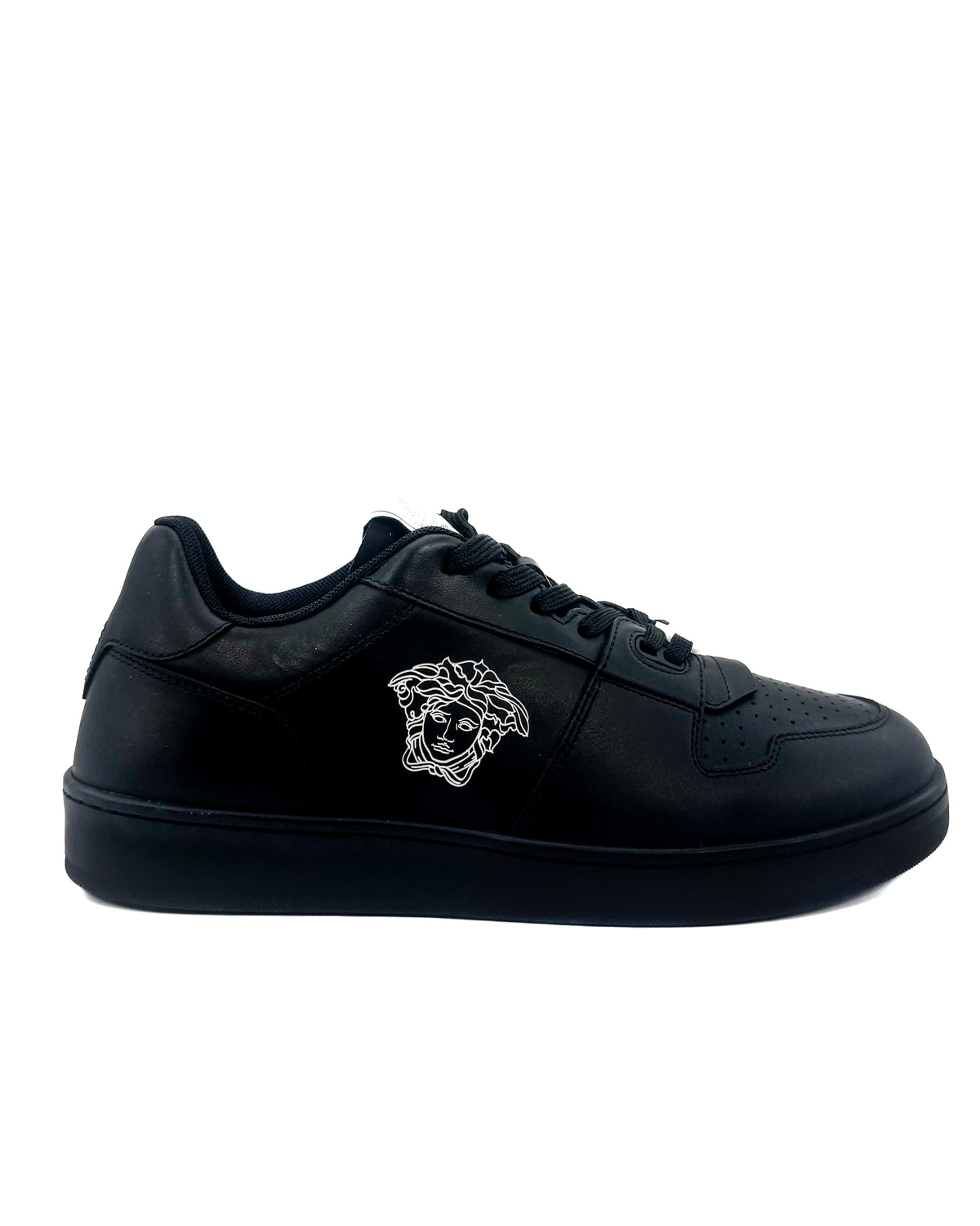 Versace Calzado Low Top Medusa Black · Premium Avenue