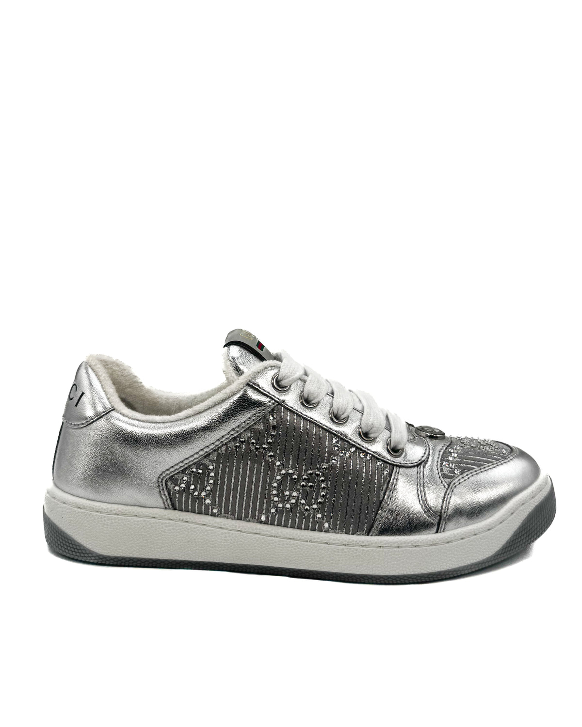 Gucci Calzado Nappa Silk/Poli Silver/Lig.grey/Silv · Premium Avenue