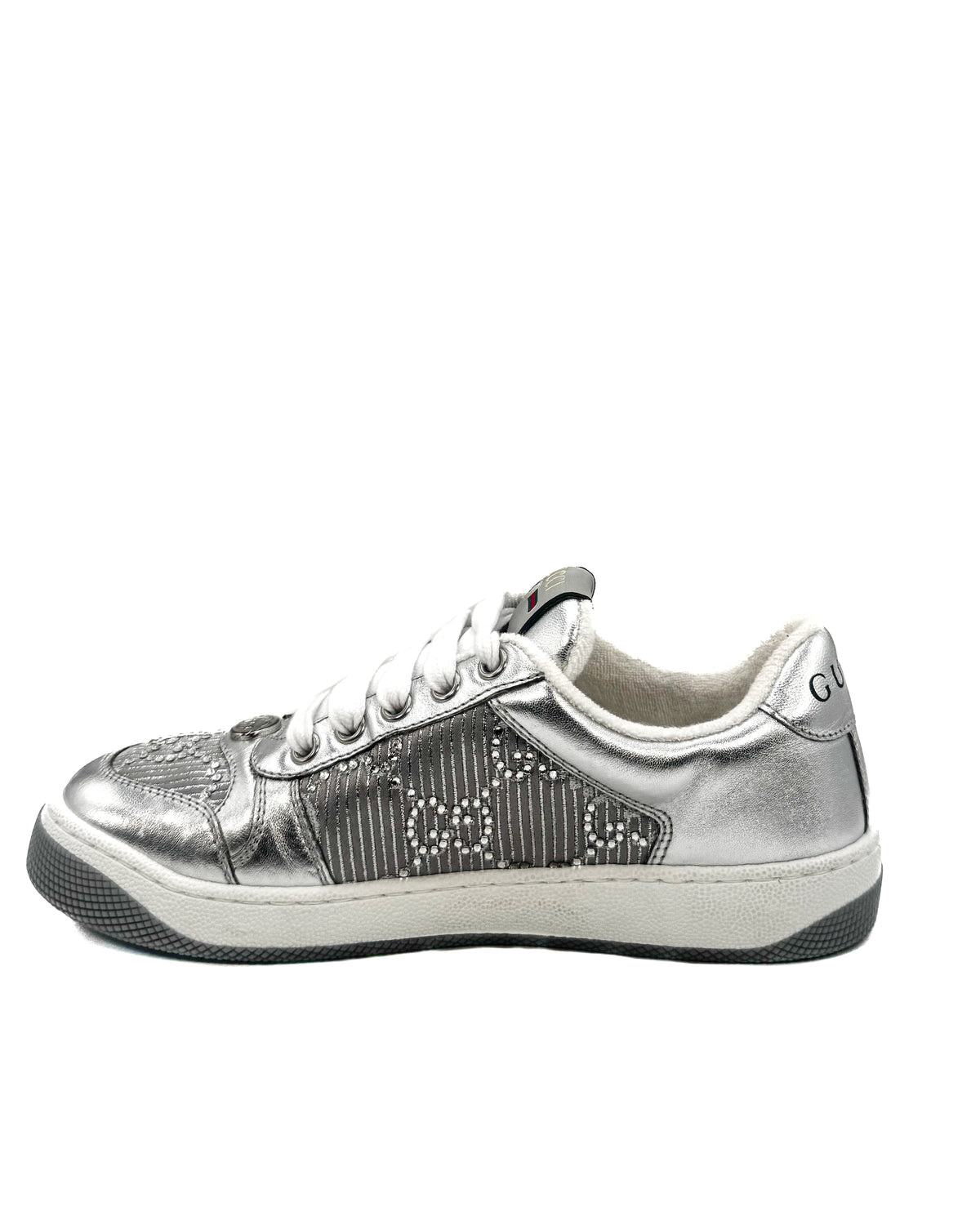 Gucci Calzado Nappa Silk/Poli Silver/Lig.grey/Silv · Premium Avenue