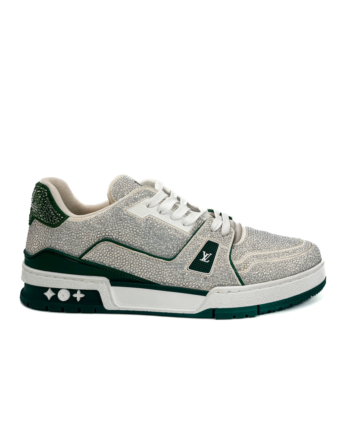 Louis Vuitton Calzado Trainer Green Strass Green/Crystal · Premium Avenue