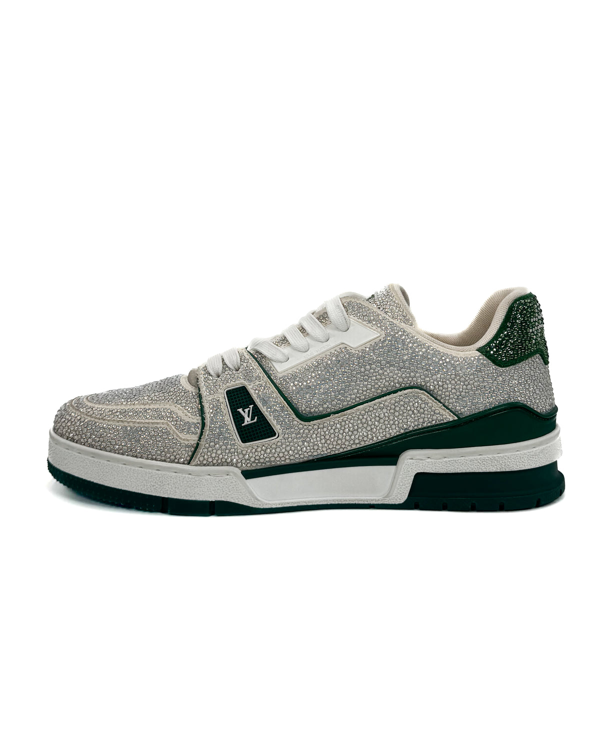 Louis Vuitton Calzado Trainer Green Strass Green/Crystal · Premium Avenue
