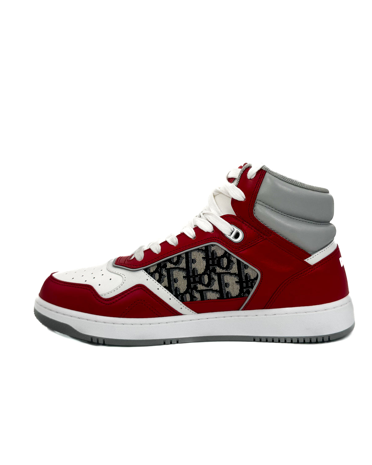 Dior Calzado B27 High Top Red/White · Premium Avenue