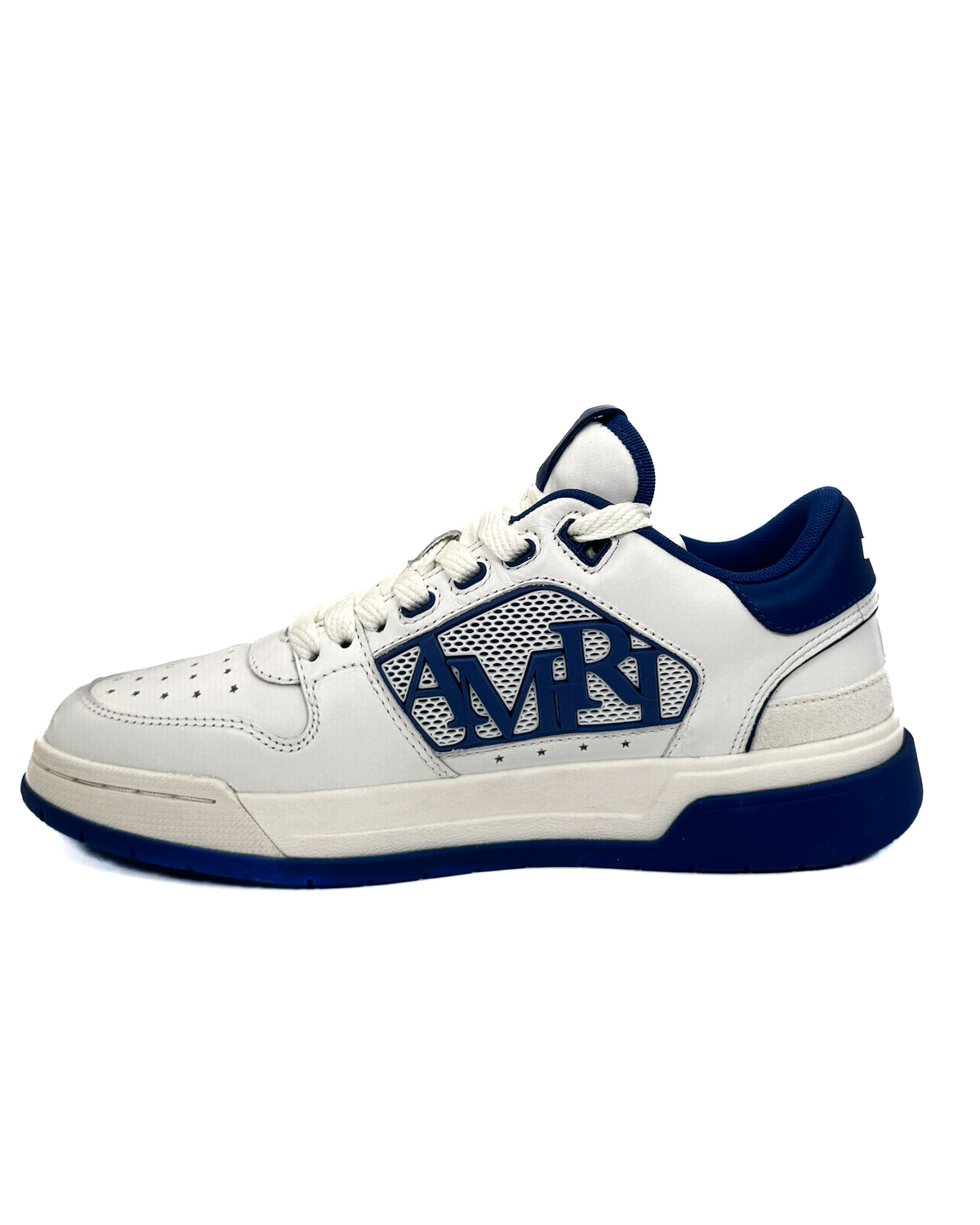 Amiri Calzado Classic Low White / Blue · Premium Avenue