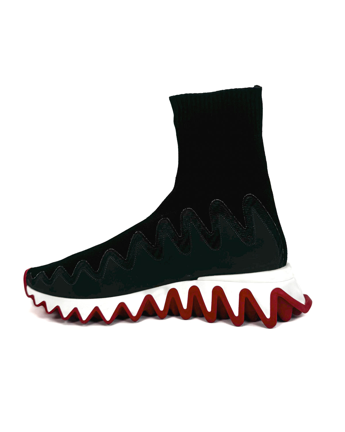 Christian Louboutin Calzado Sharky Sock Flat Black (woman) · Premium Avenue