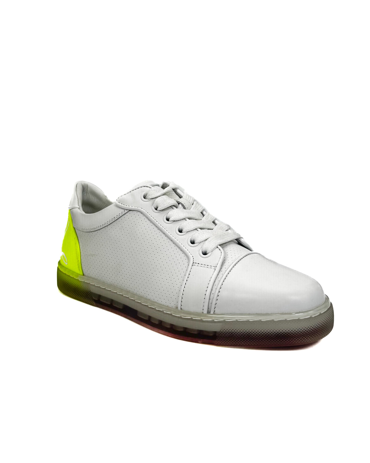Christian Louboutin Calzado Fun Vieira Orlato Flat Bianco Fluo Yellow · Premium Avenue