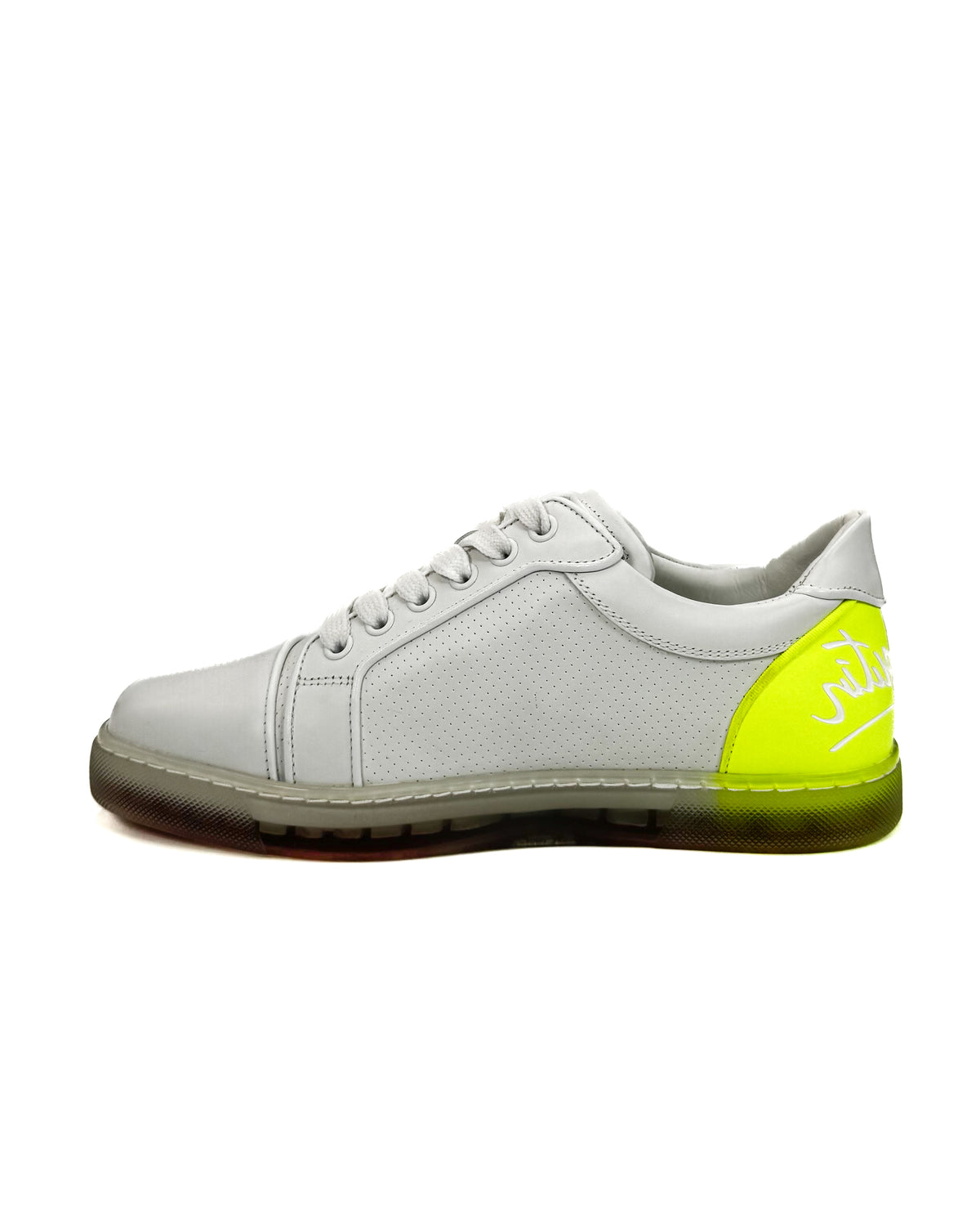 Christian Louboutin Calzado Fun Vieira Orlato Flat Bianco Fluo Yellow · Premium Avenue