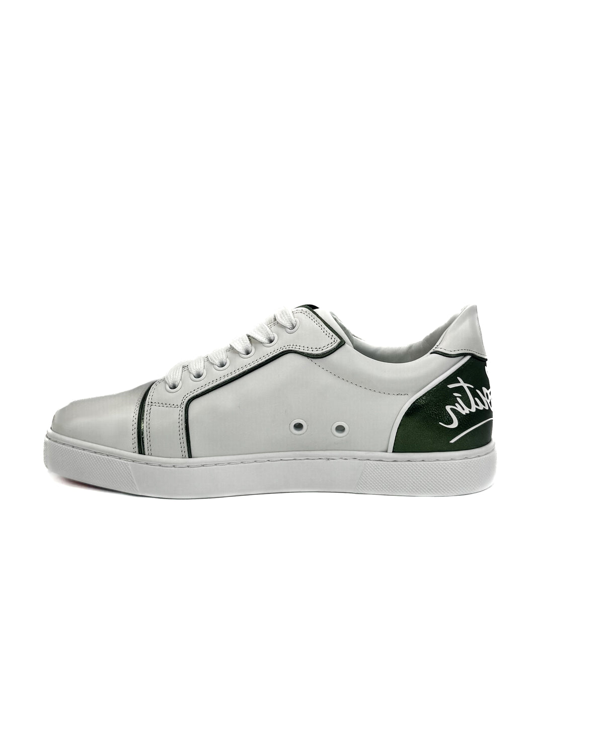 Christian Louboutin Calzado Fun Vieira Flat Bianco/Vertlaine · Premium Avenue