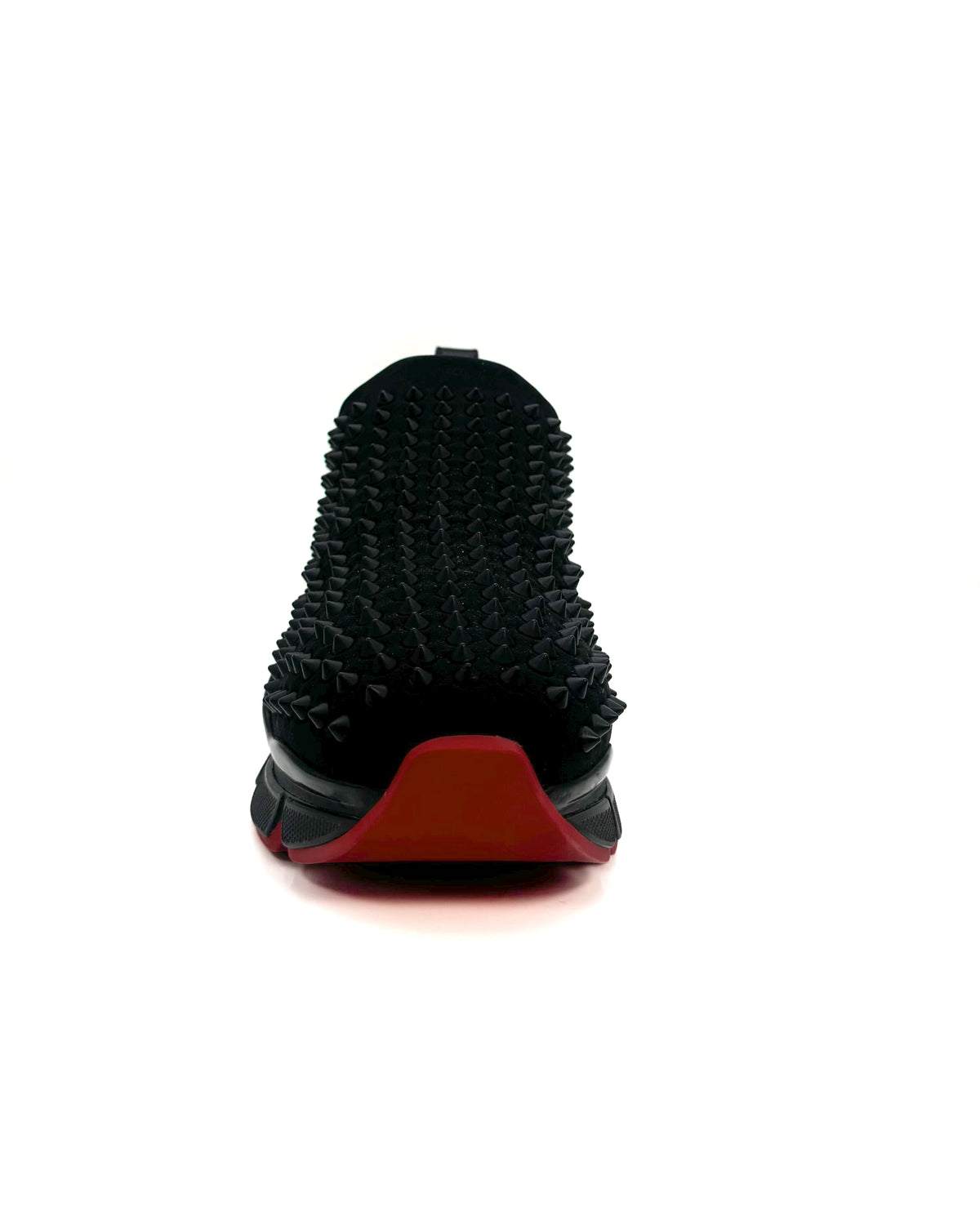 Christian Louboutin Calzado Spike-sock Flat Neoprene Black/Black Mat · Premium Avenue