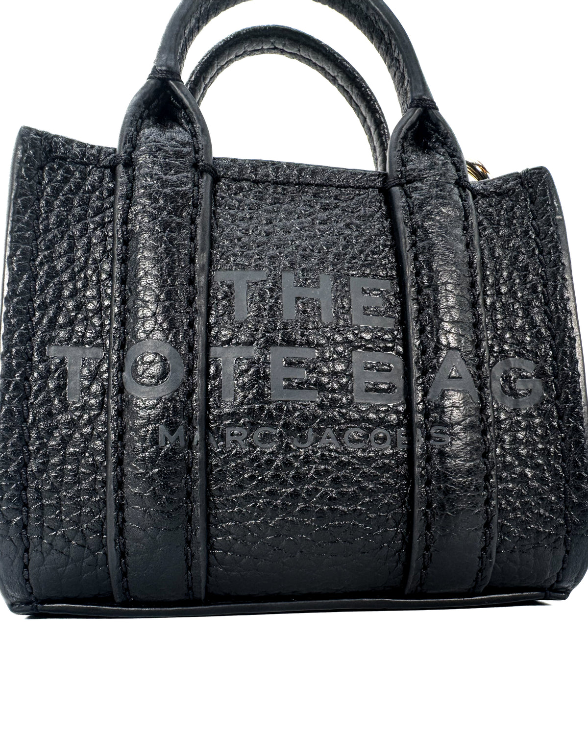 Marc Jacobs Bolsa The Mini Tote Bag The Leather Black 001 · Premium Avenue