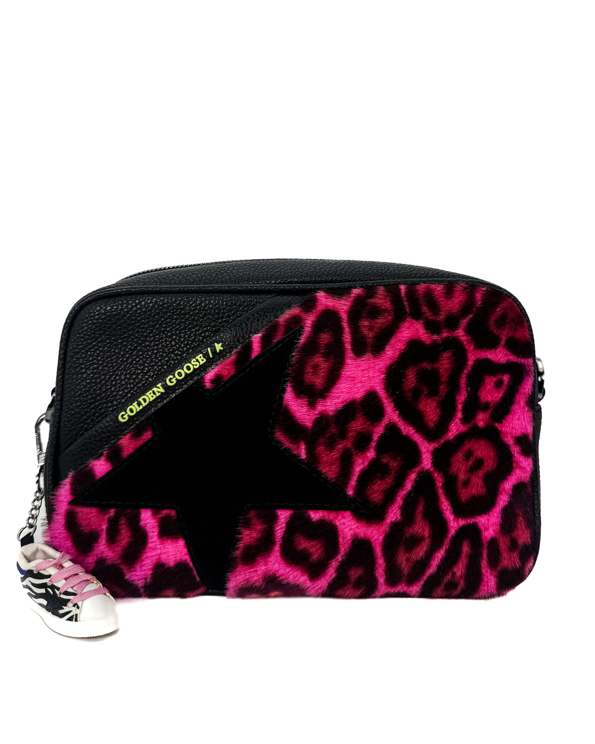 Golden Goose Bolsa Star Bag Animal Print Pink · Premium Avenue