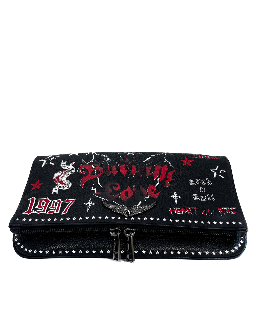 Zadig & Voltaire Bolsa Rock Grained Leather Punk Black · Premium Avenue
