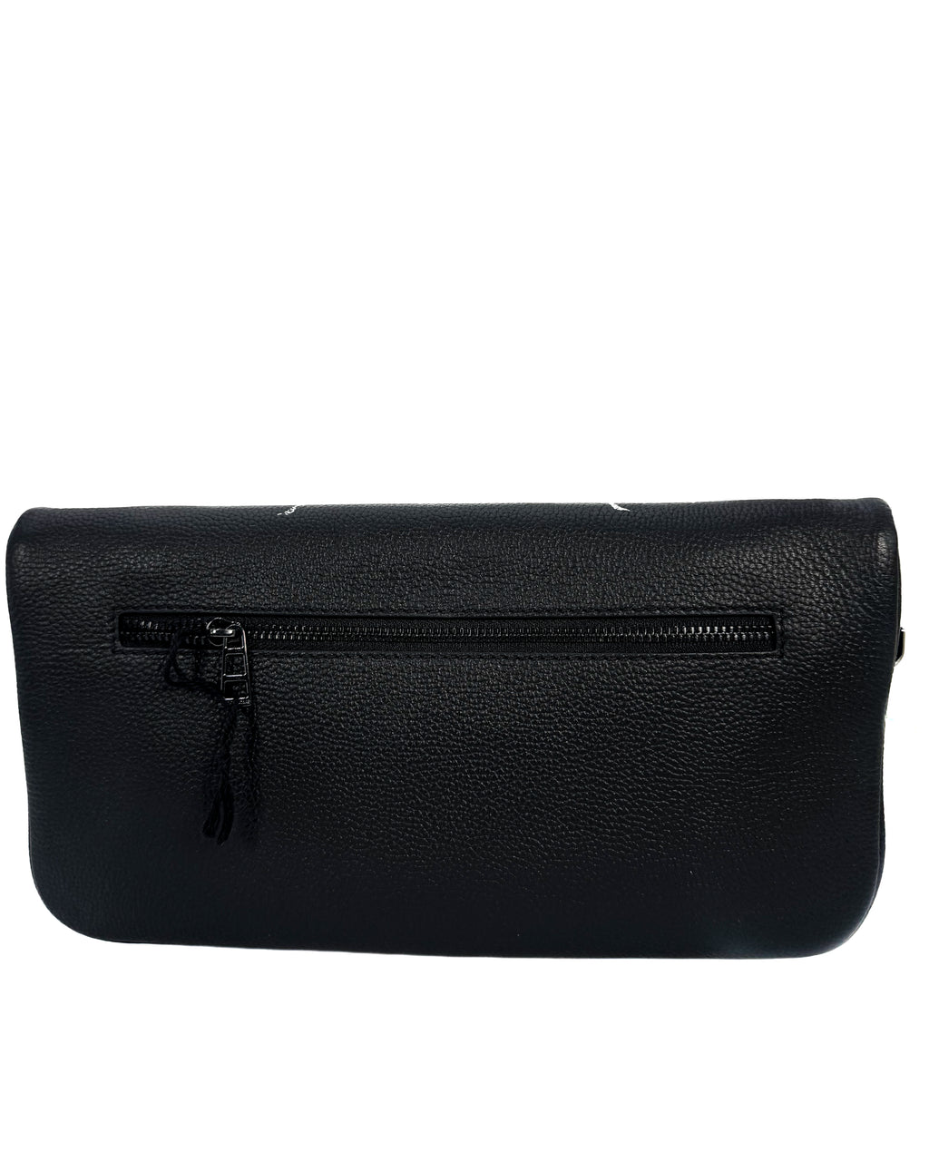 Zadig & Voltaire Bolsa Rock Grained Leather Punk Black · Premium Avenue