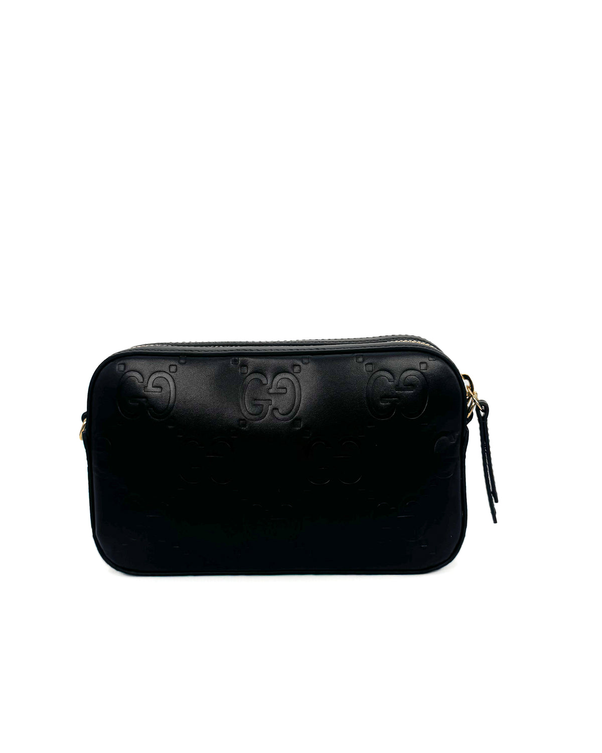 Gucci Bolsa Gg Super Mini Shoulder Bad Black · Premium Avenue