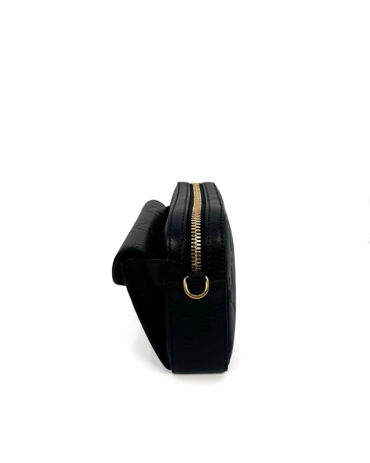 Gucci Bolsa Gg Super Mini Shoulder Bad Black · Premium Avenue