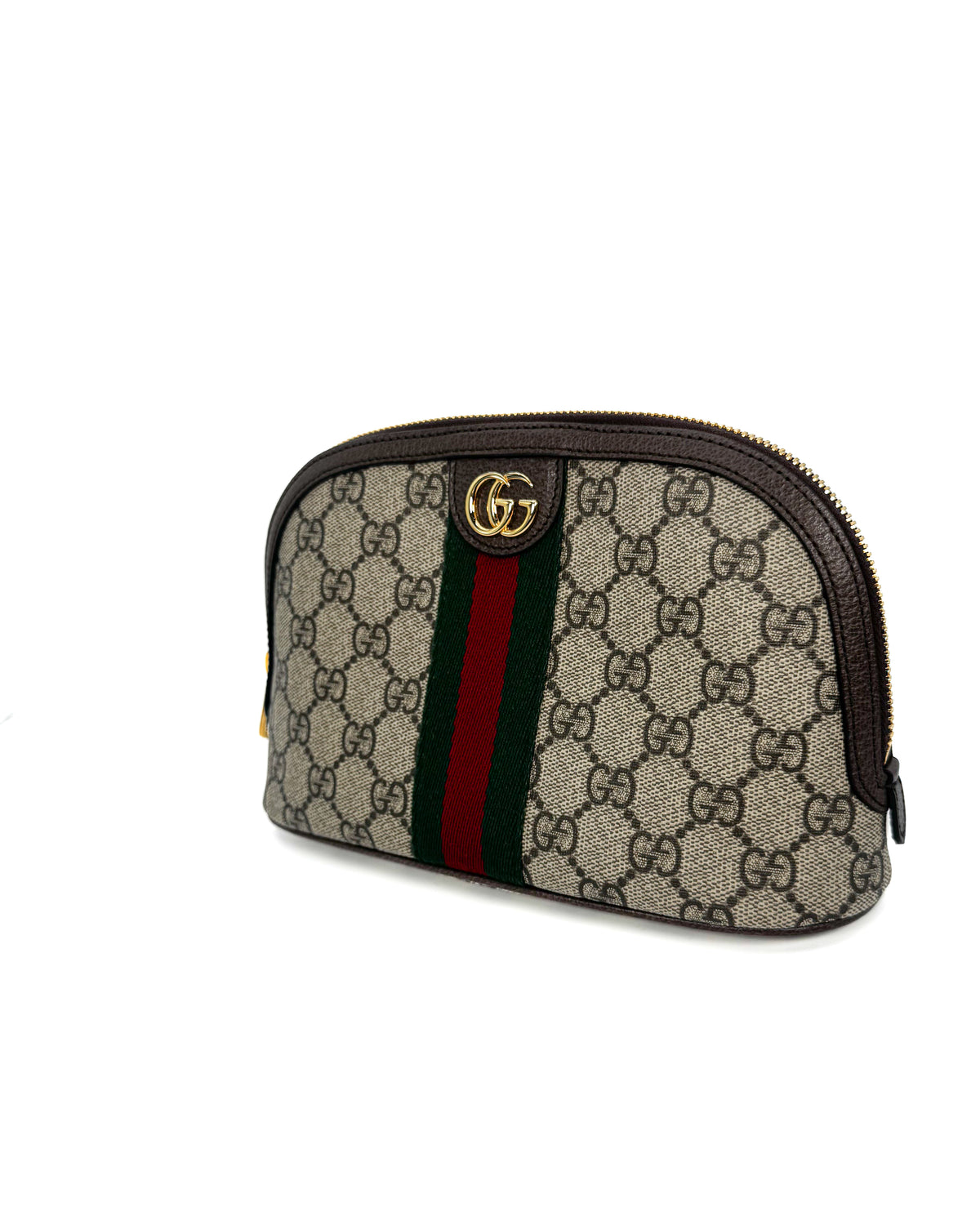 Gucci Bolsa Ophidia Gg Large Cosmetic Case Beige/Ebano · Premium Avenue