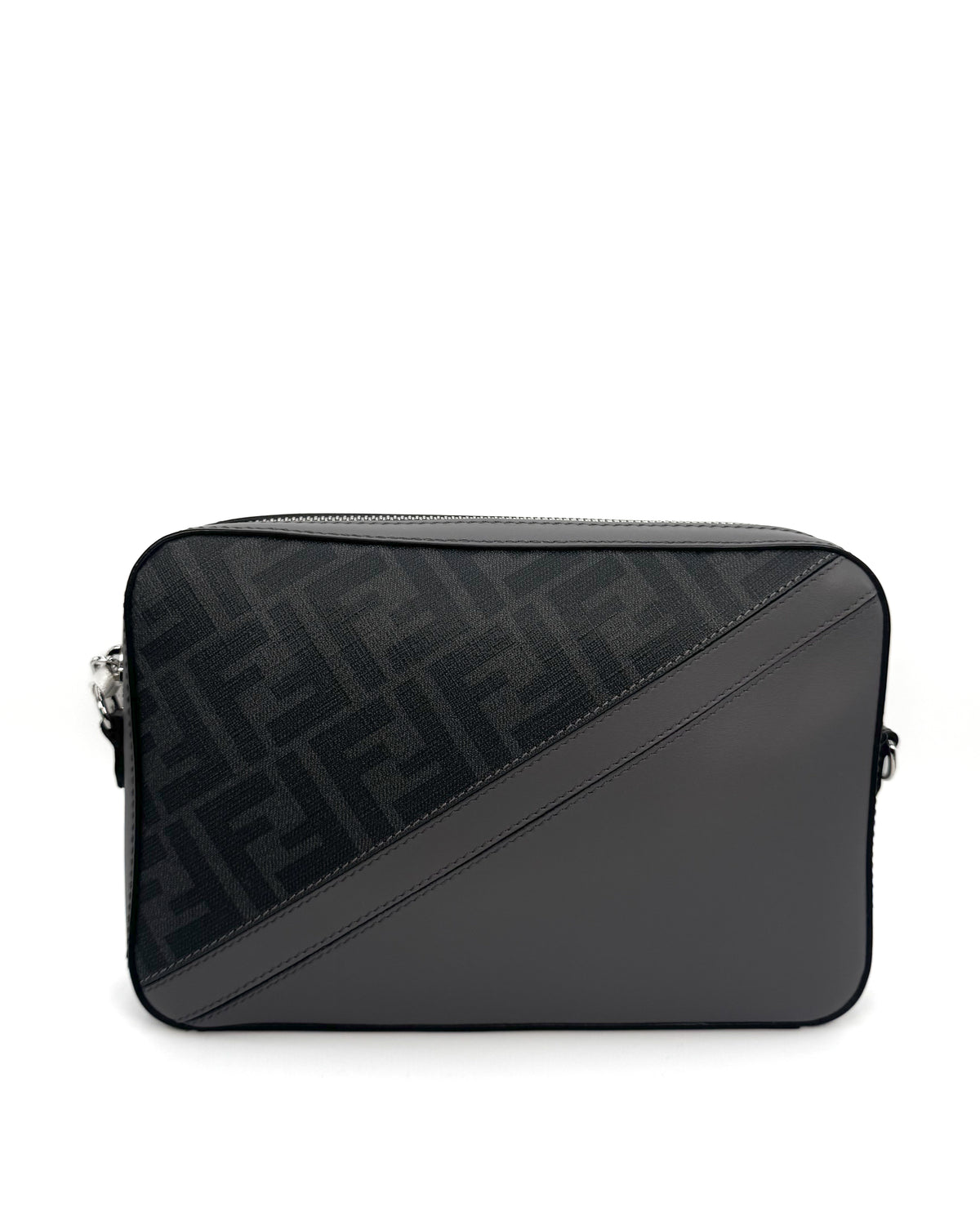 Fendi Bolsa Diagonal Camera Case Grey · Premium Avenue