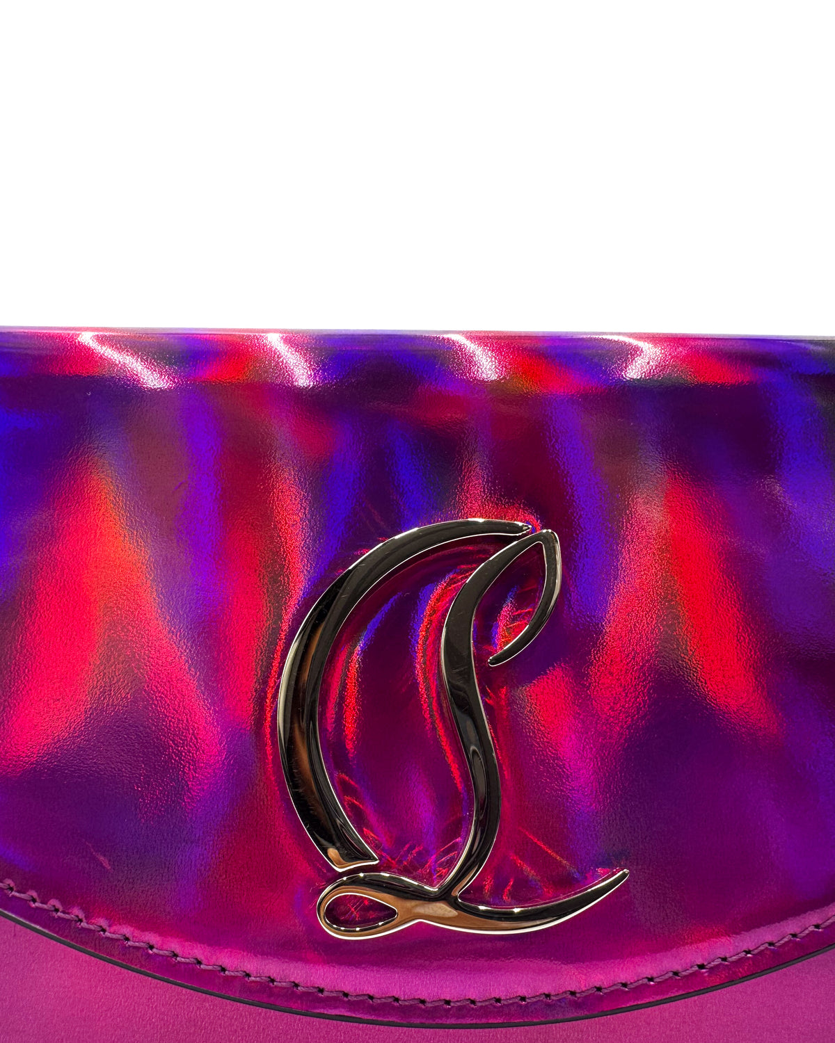 Christian Louboutin Bolsa Loubi 54 Fuxia/Gold · Premium Avenue