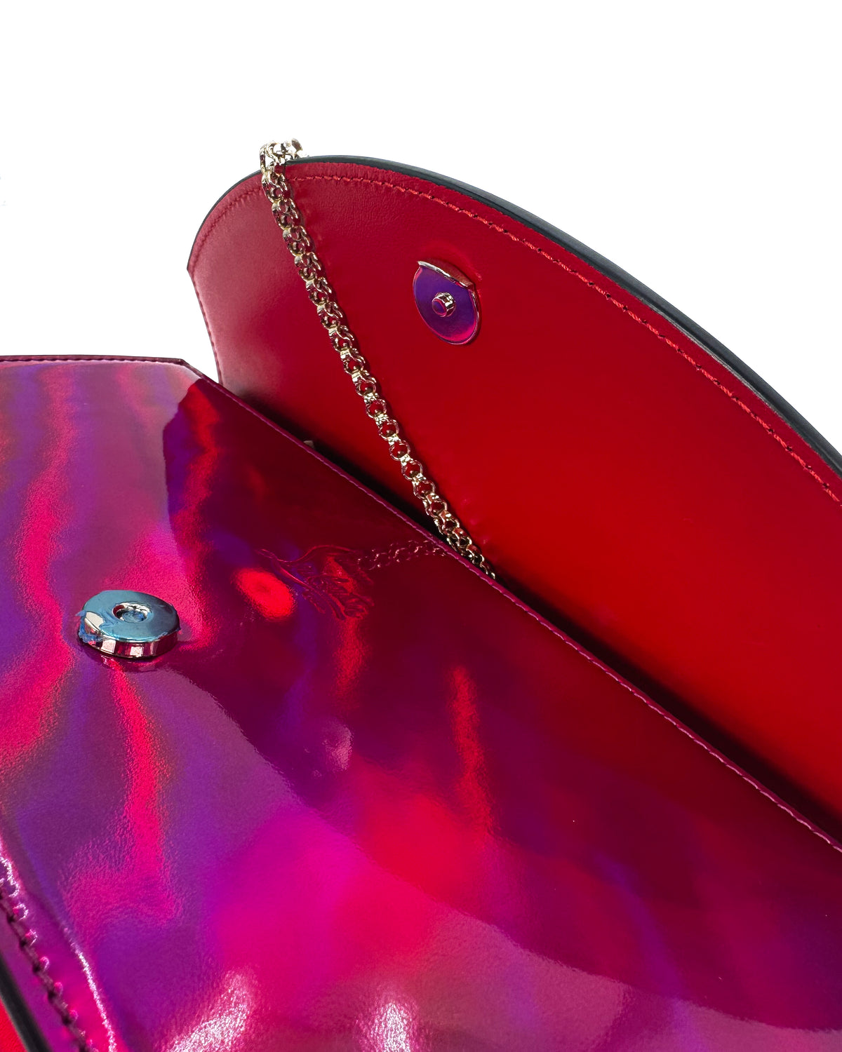 Christian Louboutin Bolsa Loubi 54 Fuxia/Gold · Premium Avenue