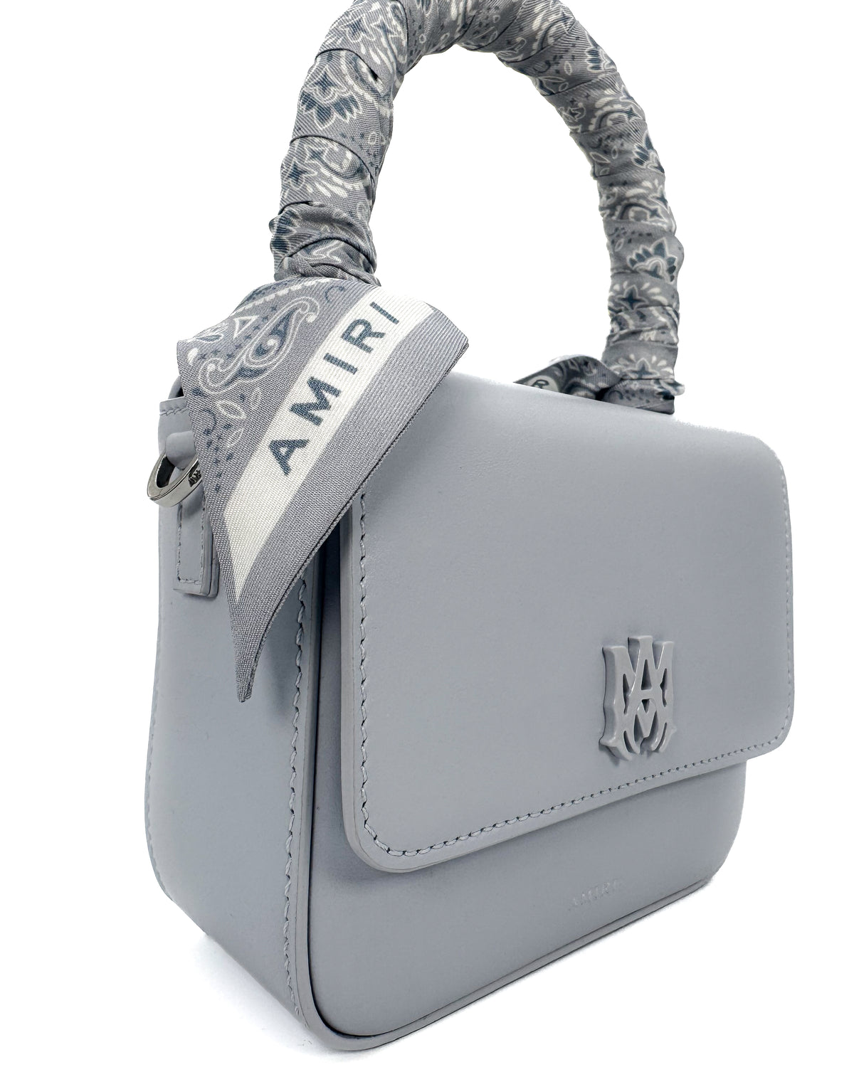 Amiri Bolsa Bandana Micro Ma Gray Dawn · Premium Avenue
