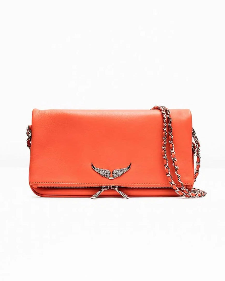 ZADIG & VOLTAIRE - ROCK GRAINED LEATHER SUNSET