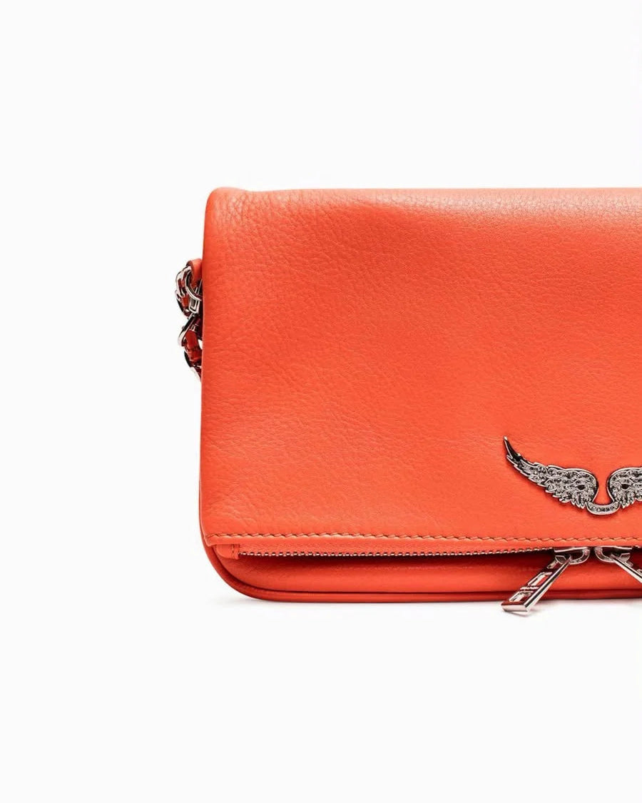 ZADIG & VOLTAIRE - ROCK GRAINED LEATHER SUNSET
