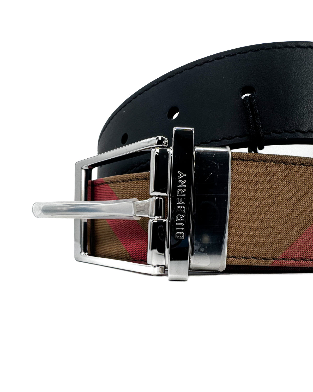 Burberry Accesorio Mb LOUIS35 Rvs Check Taupe Brown · Premium Avenue