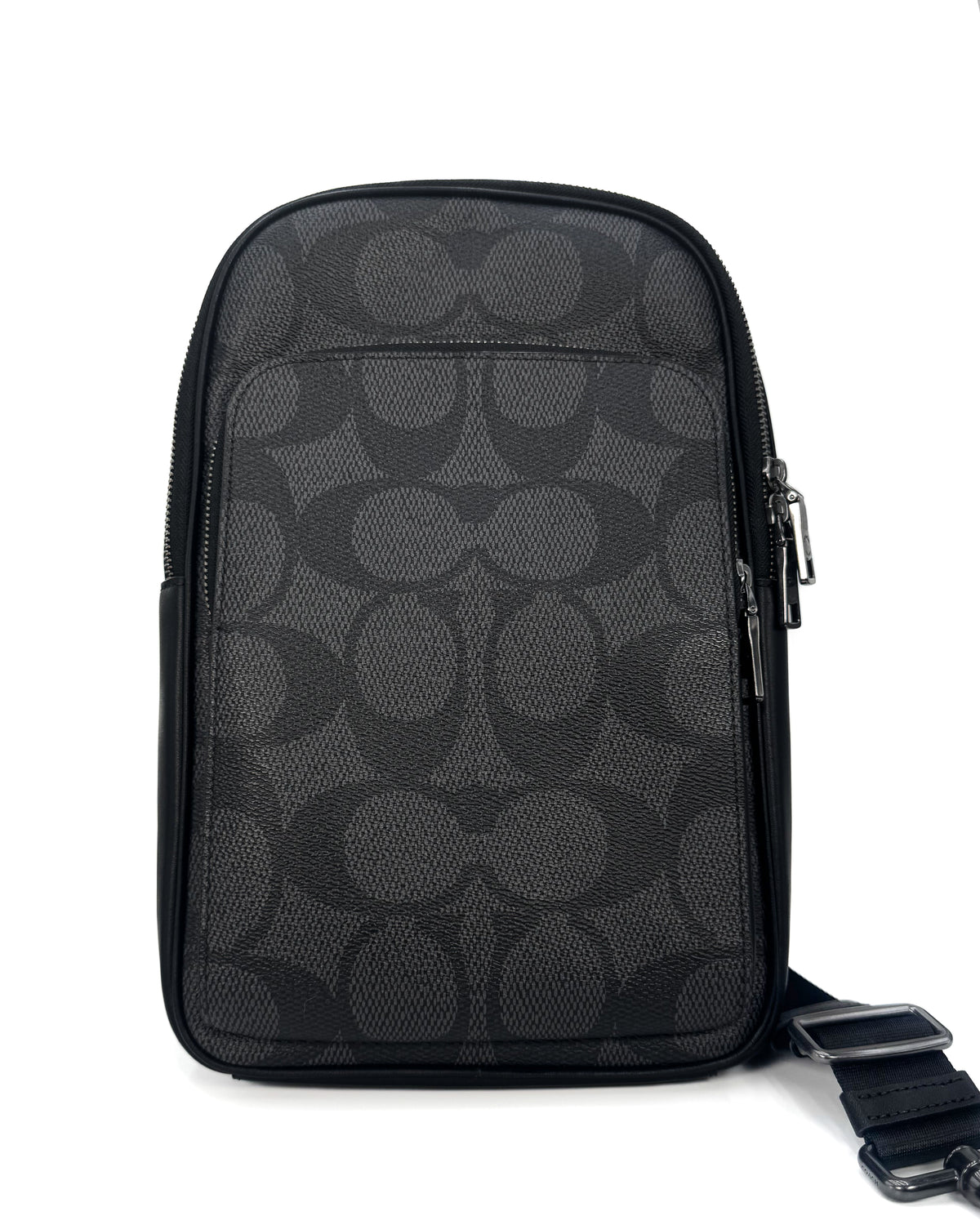 Coach Bolsa Ethap P M Sinature Black · Premium Avenue