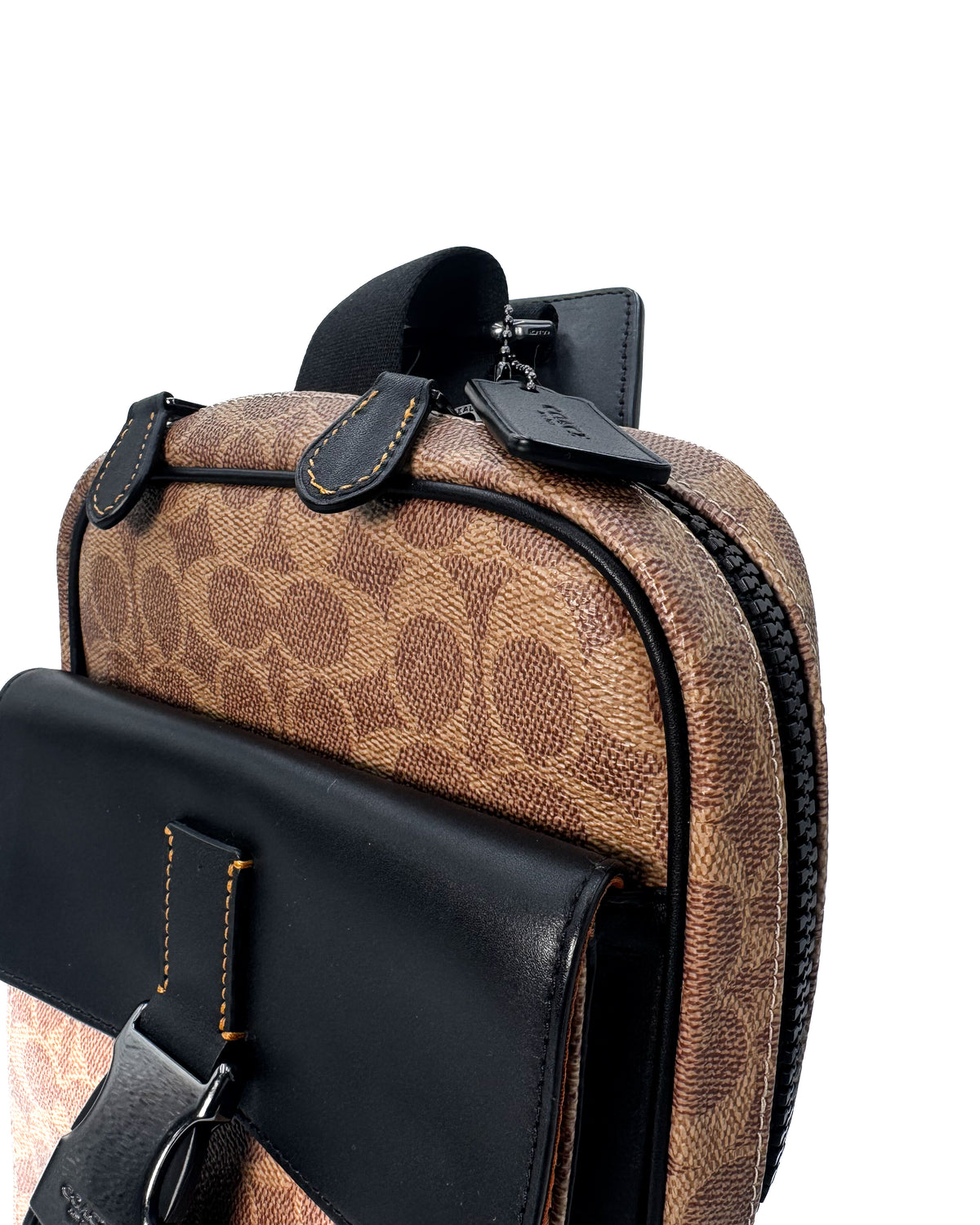 Coach Bolsa Track Pack Signature Qb/Tan/Black · Premium Avenue