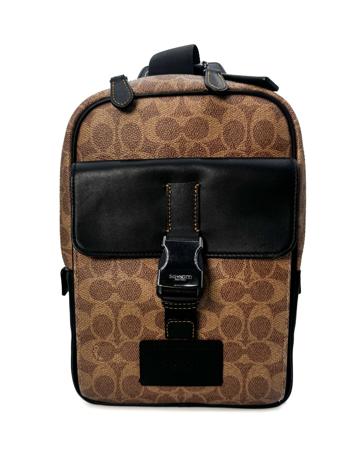 Coach Bolsa Track Pack Signature Qb/Tan/Black · Premium Avenue