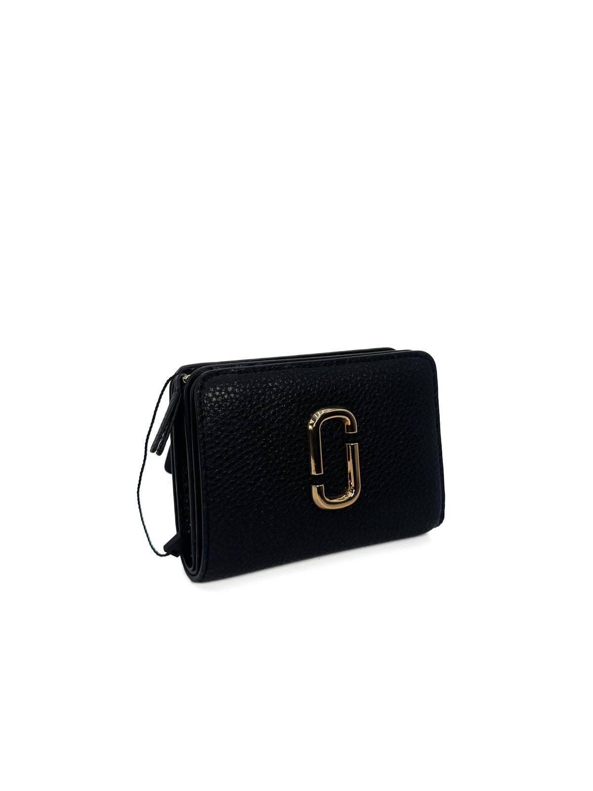 Marc Jacobs Accesorio The Pebble Mini Compact Wallet Black 001 · Premium Avenue
