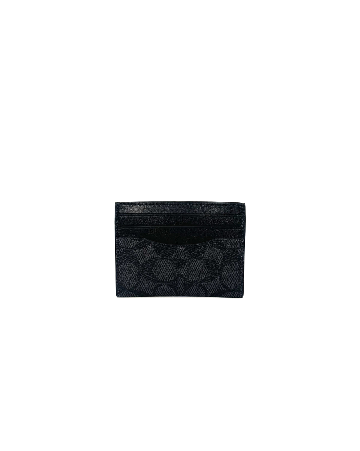 Coach Accesorio Slim Id Cc Signature Charcoal/Black · Premium Avenue